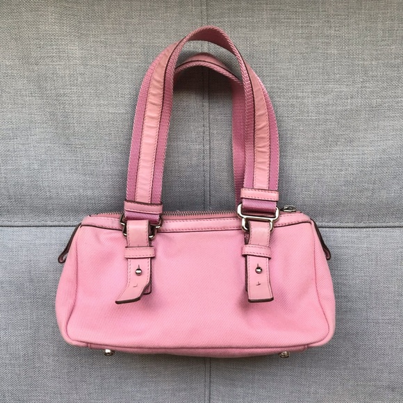 YSL Yves Saint Laurent Vintage Iconic Logo Canvas Small Bag - Picture 4 of 8